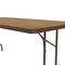 Correll CF Melamine Folding Tables 36x72  Medium Oak CF3672M-06 - alternate 8